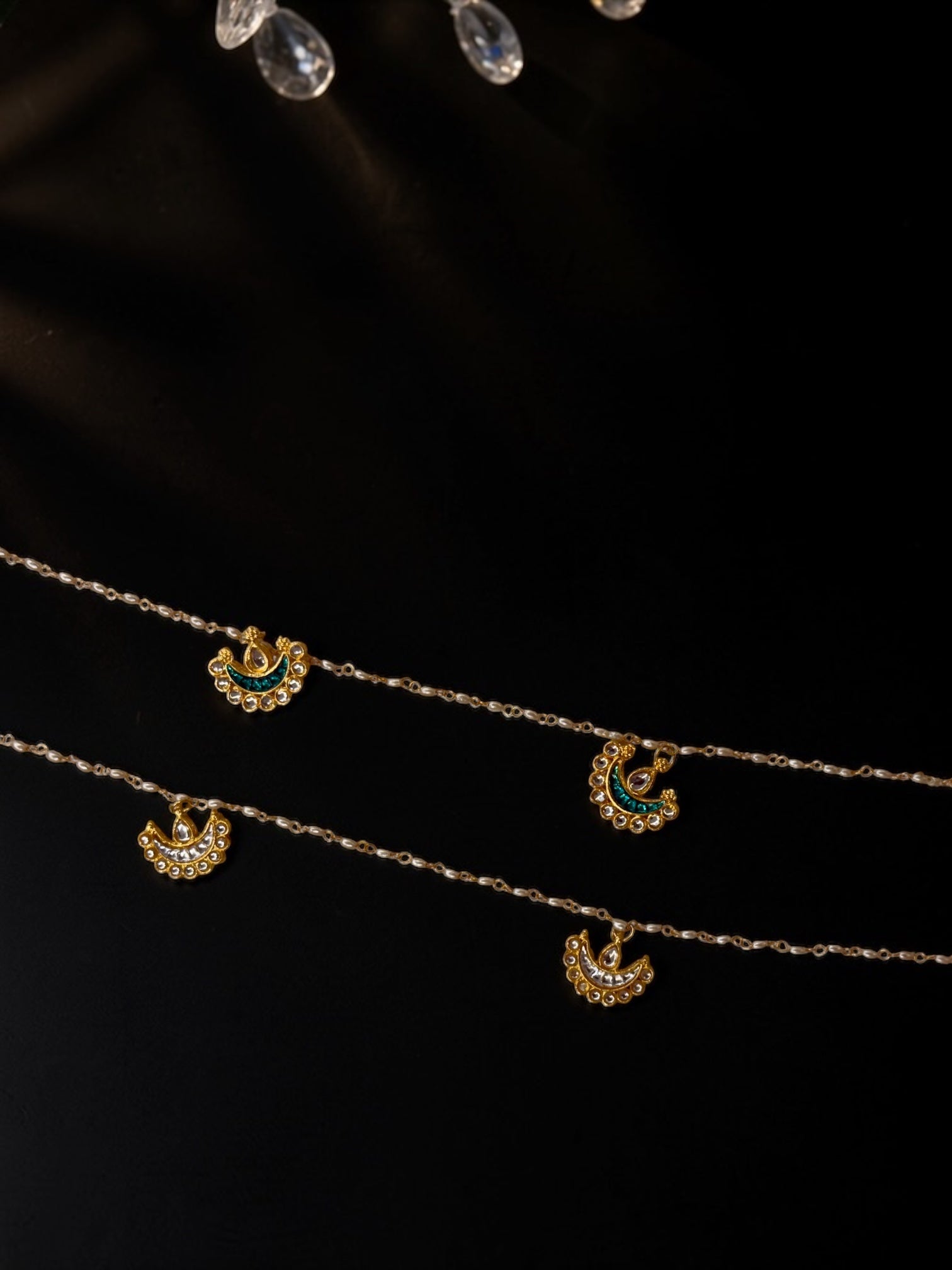 Diya Kundan Strings (set of 2)