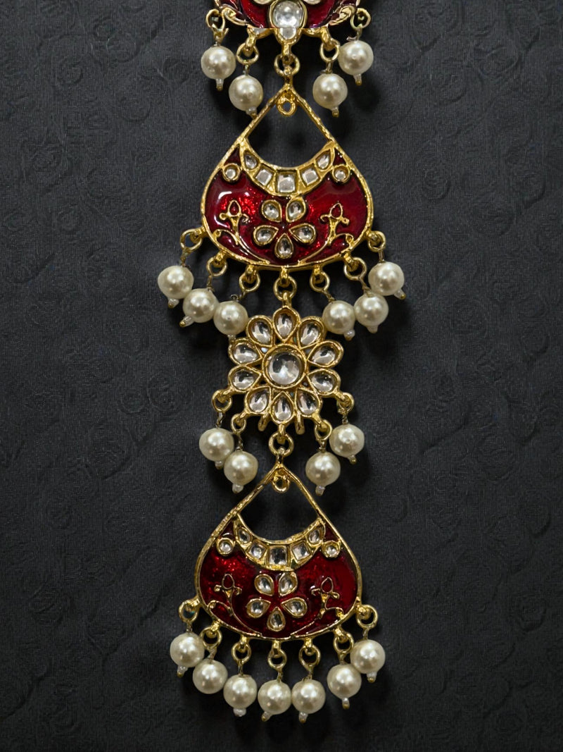Ruby Kundan Braid