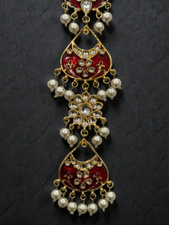Ruby Kundan Braid