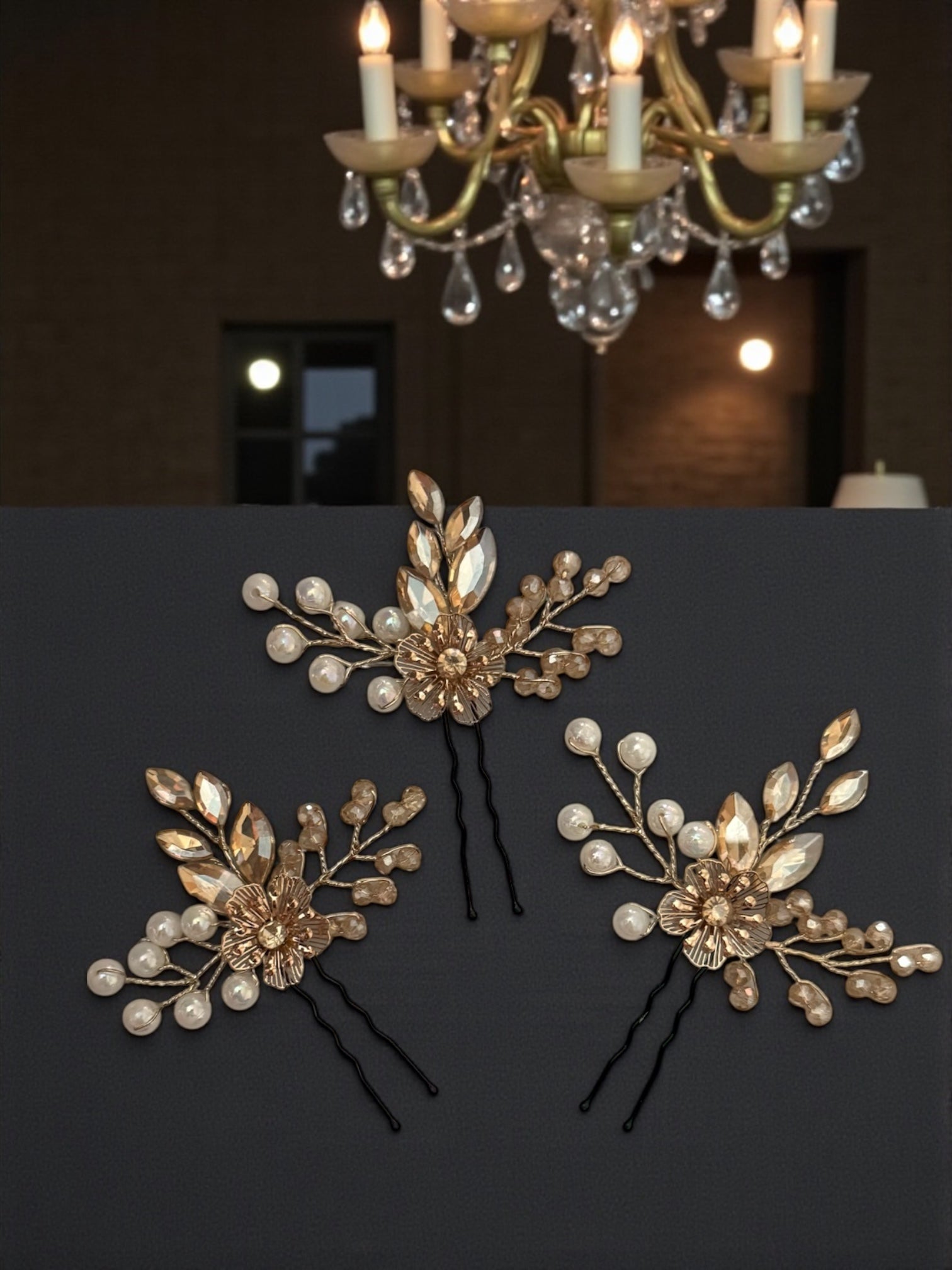 Golden Heirloom Pin (set of 3)