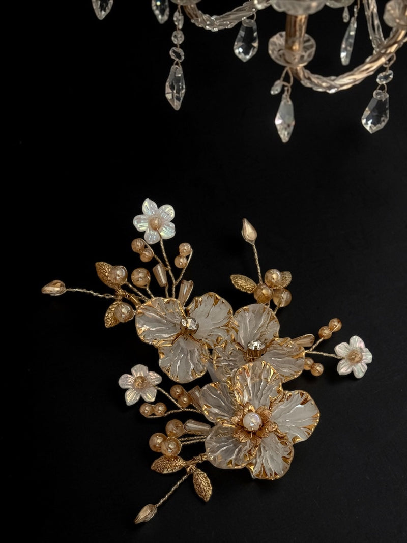 3D Floral Blossom Clip
