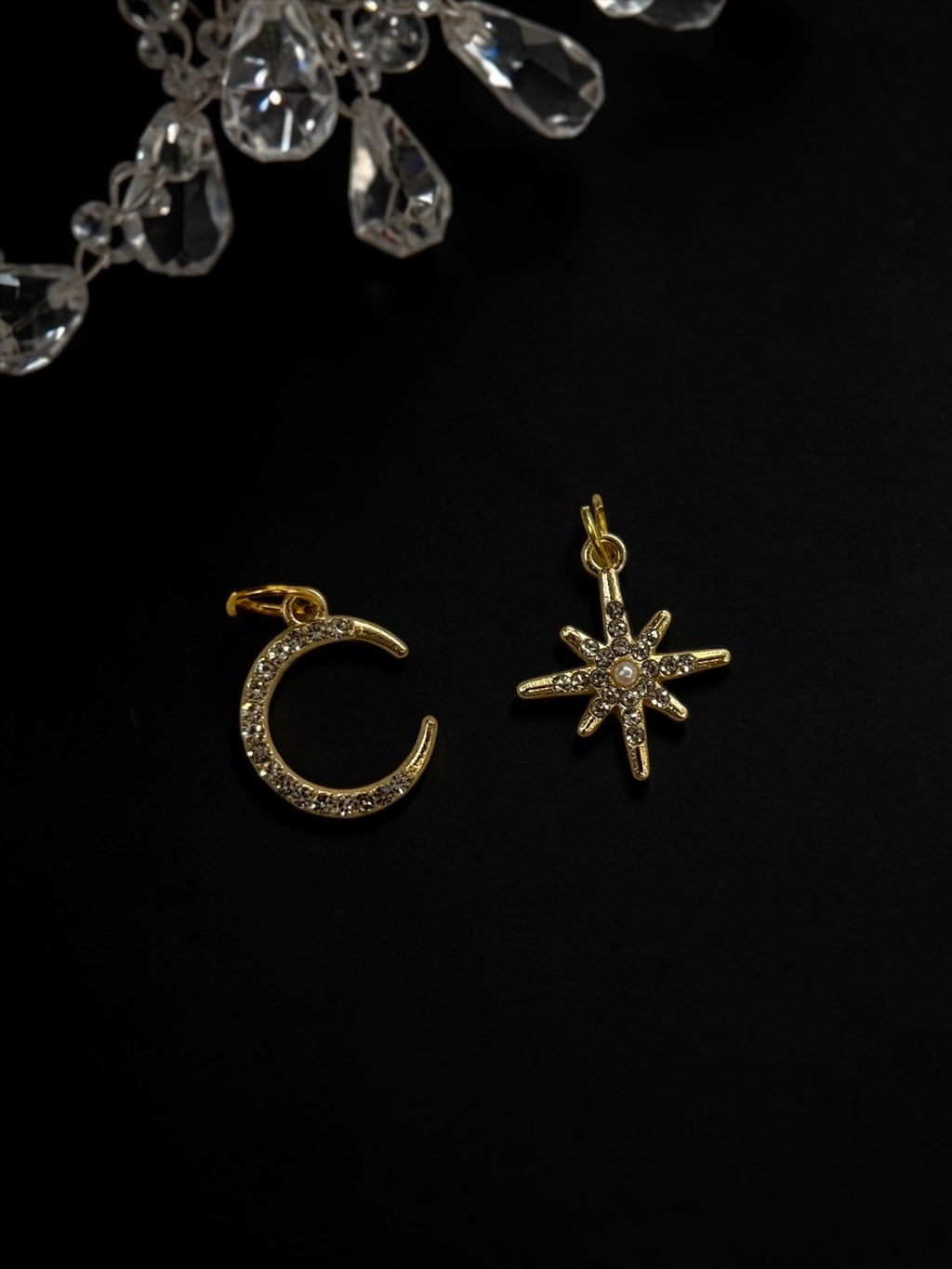 Star & Moon Charms (set of 6)