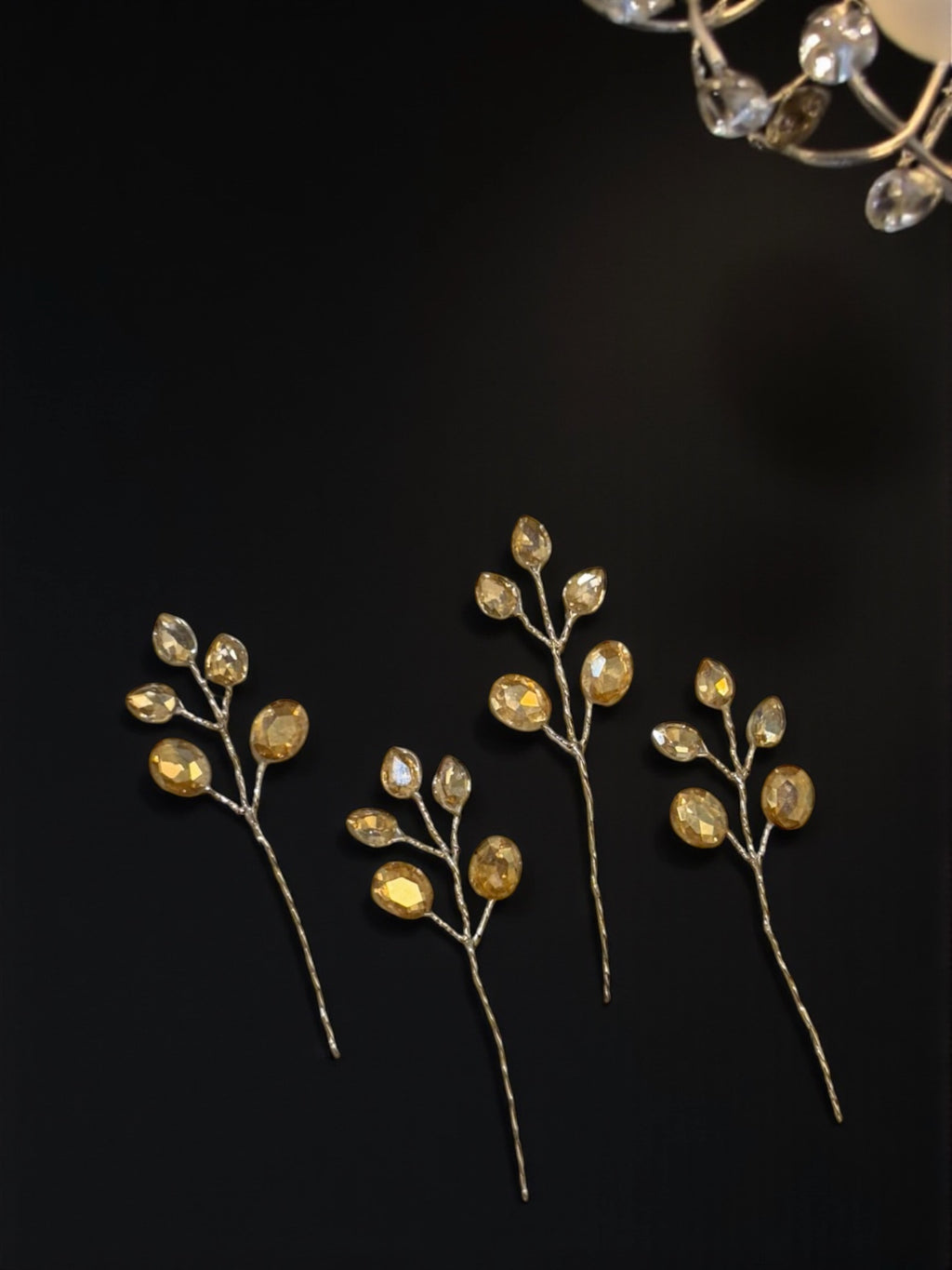 Starlume Crystal Hair Pins (set of 4)