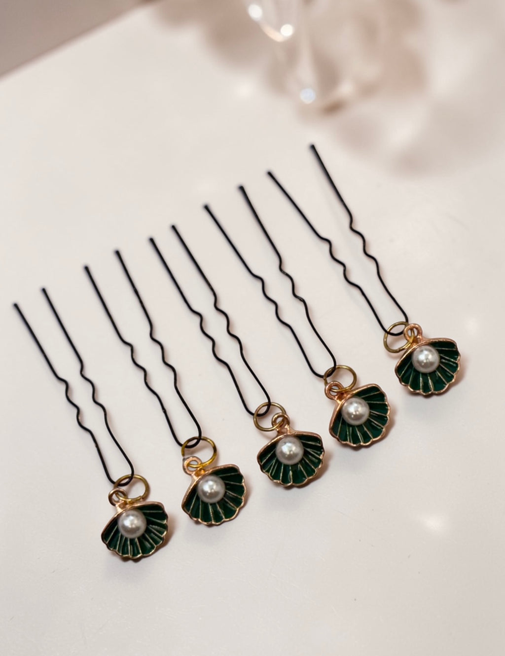 Ocean Pearl Charms (set of 5)