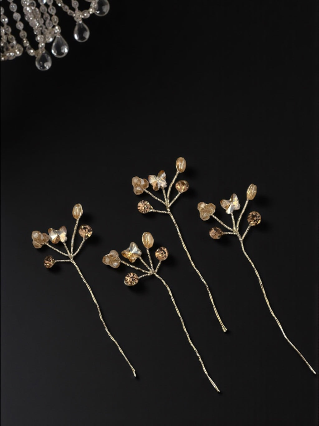 Halo Dew Hair Pins [set of 4]