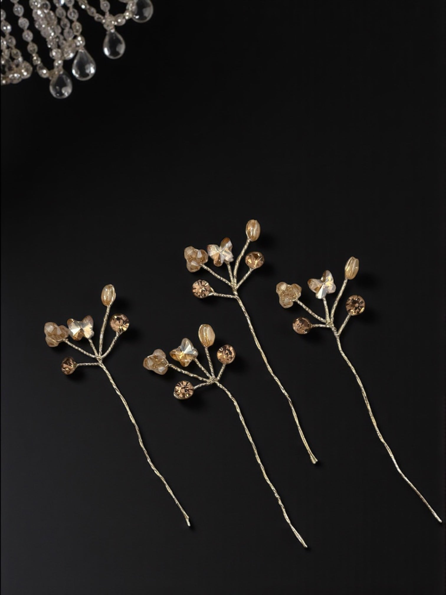 Halo Dew Hair Pins [set of 4]