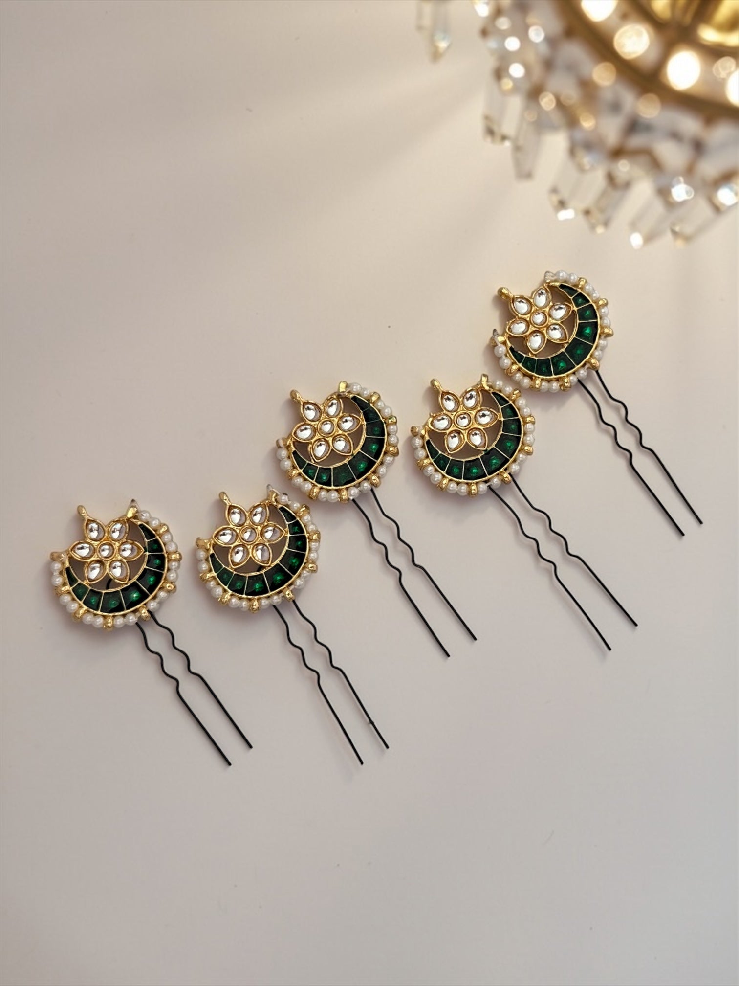 Emerald Noor Pins (Set of 5)
