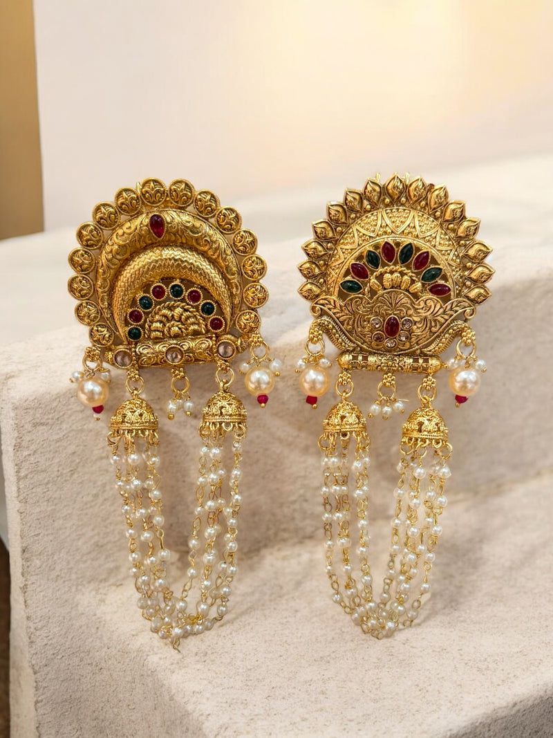 Maharani Pearl Jadau Pin (1)