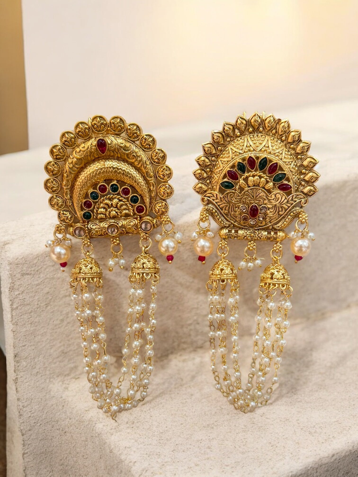 Maharani Pearl Jadau Pin (1)