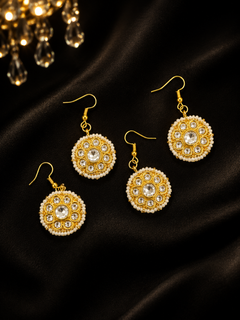 Kundan dual charms (set of 4-reversible)