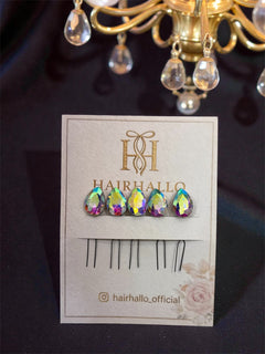 Crystal Stud Pins (set of 5)