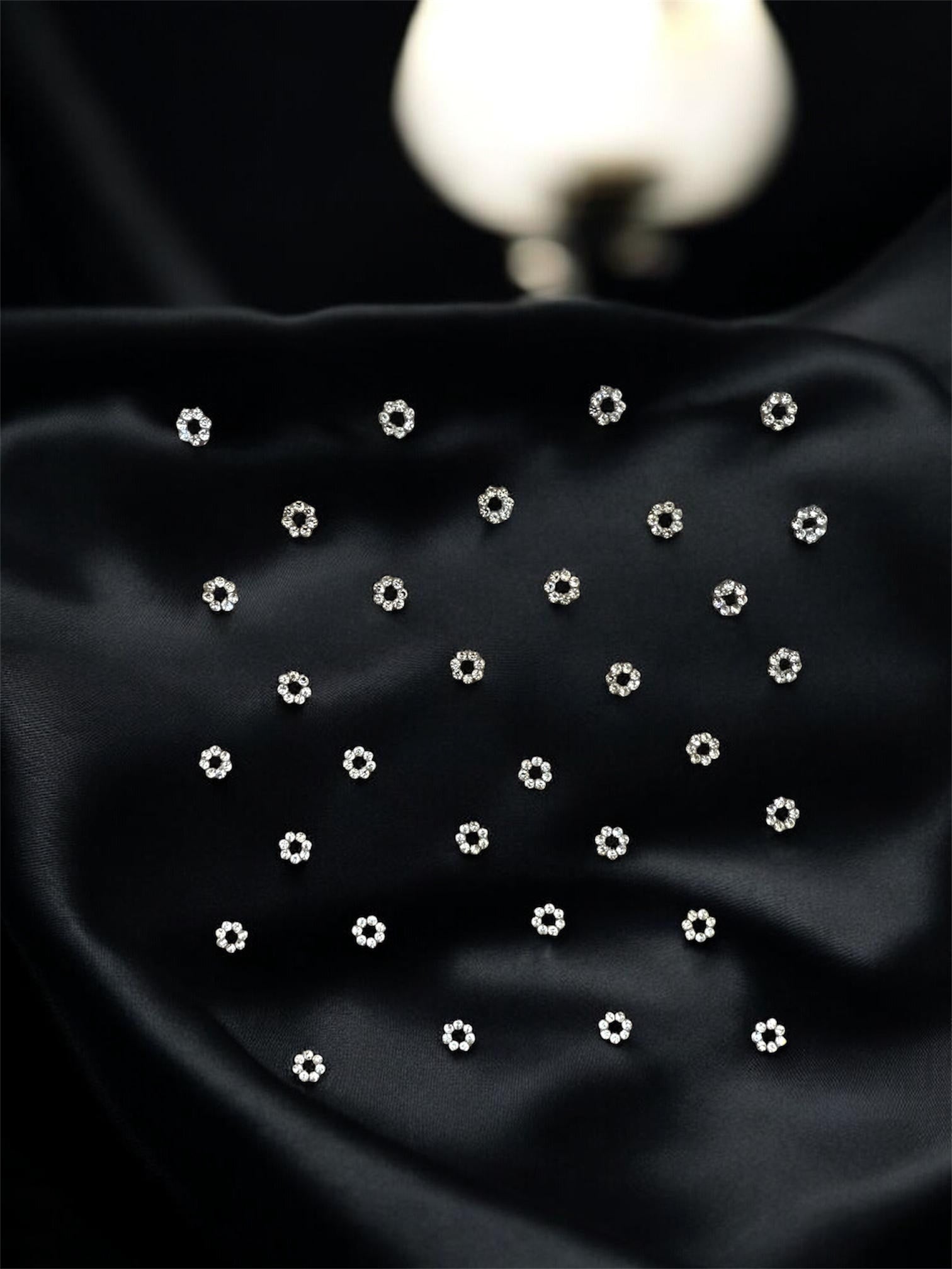 Floral crystal Stickers