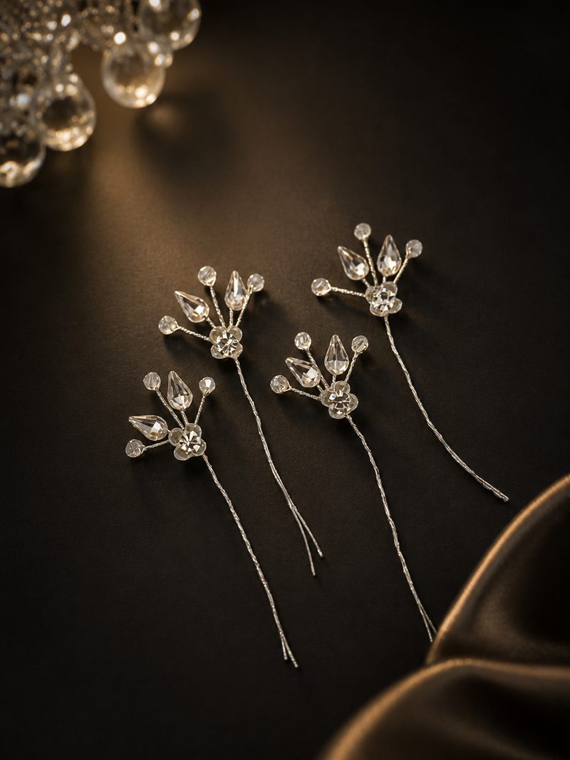 Halo Dew Hair Pins [set of 4]