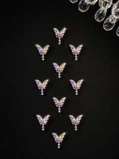 Crystal Prism Butterfly Stickers (Set of 10)