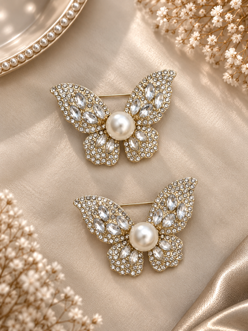 Regalia Butterfly Brooch (set of 2)