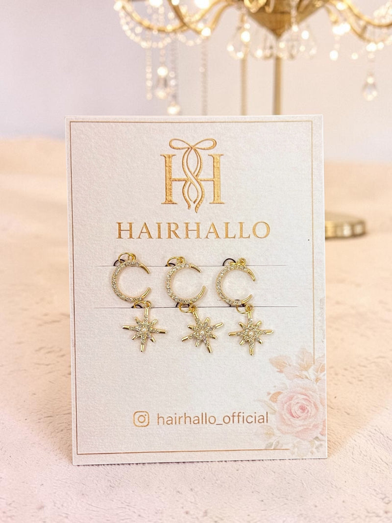 Star & Moon Charms (set of 10)