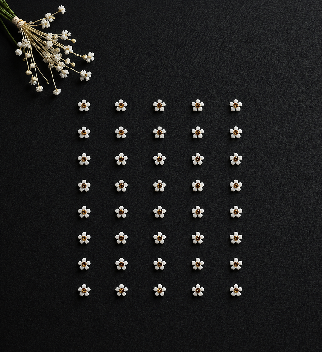 Flower stickers