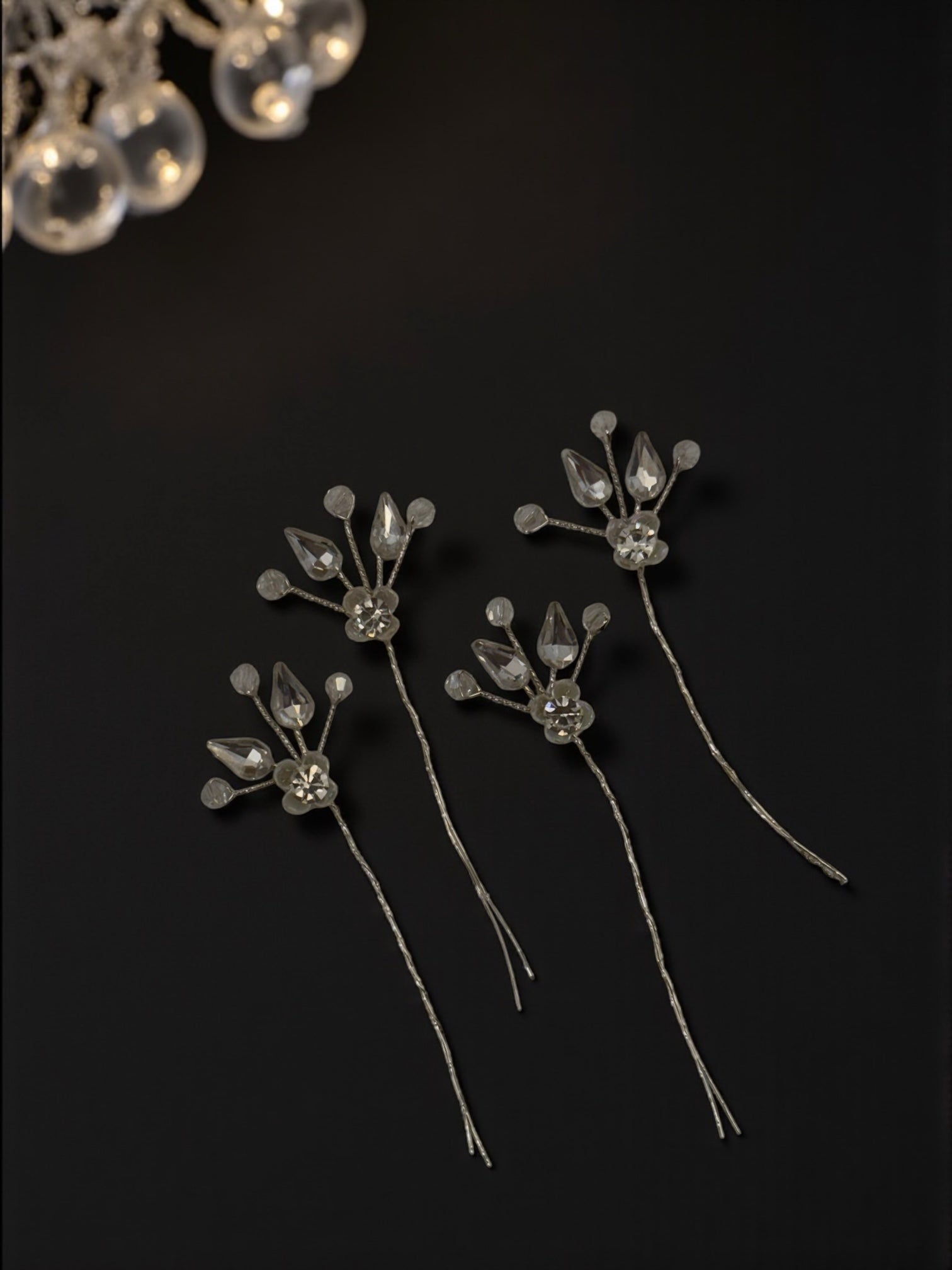 Halo Dew Hair Pins [set of 4]