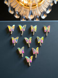 Crystal Prism Butterfly Stickers (Set of 10)