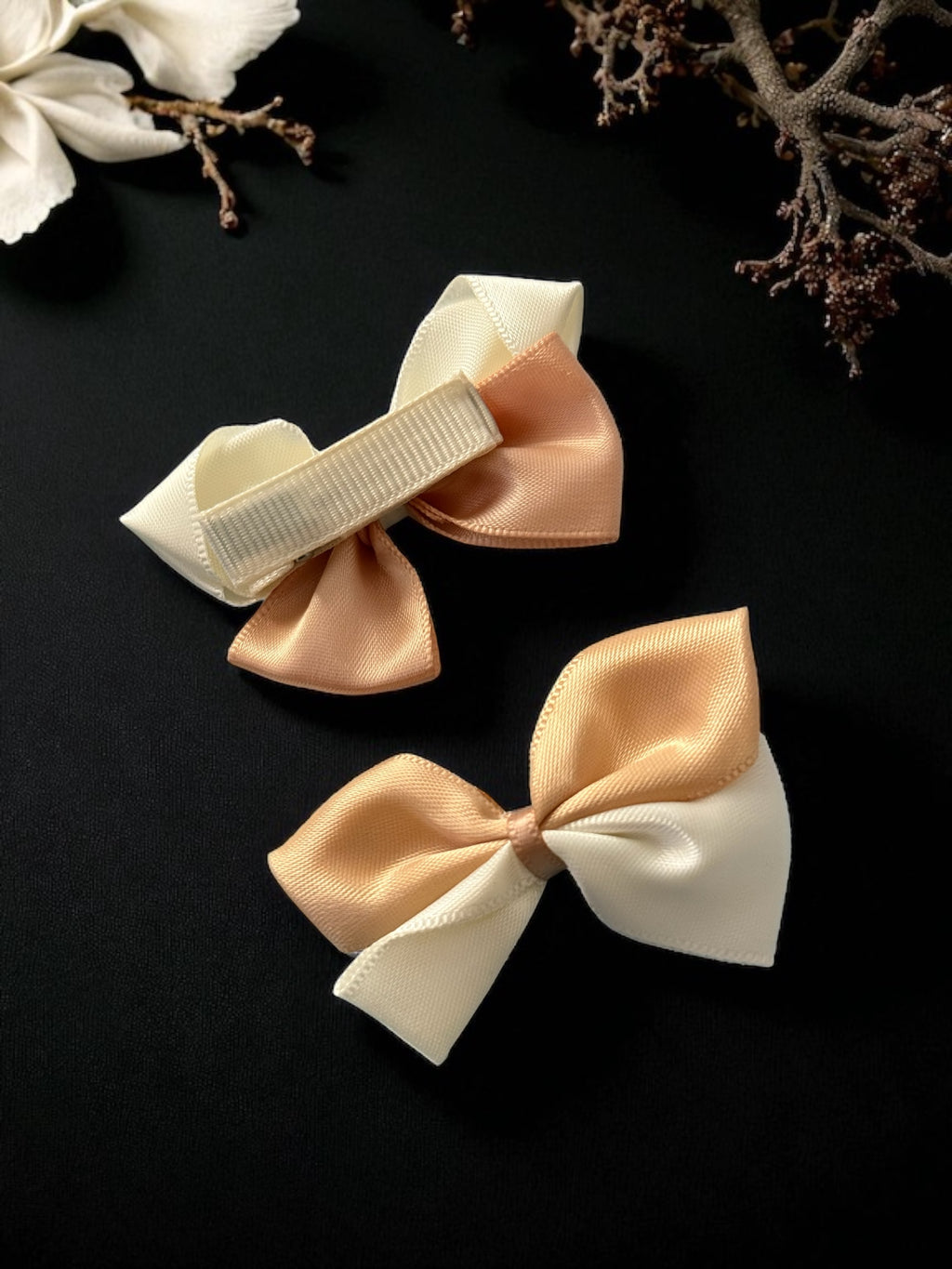 Choco Vanilla Bow [pack of 2]