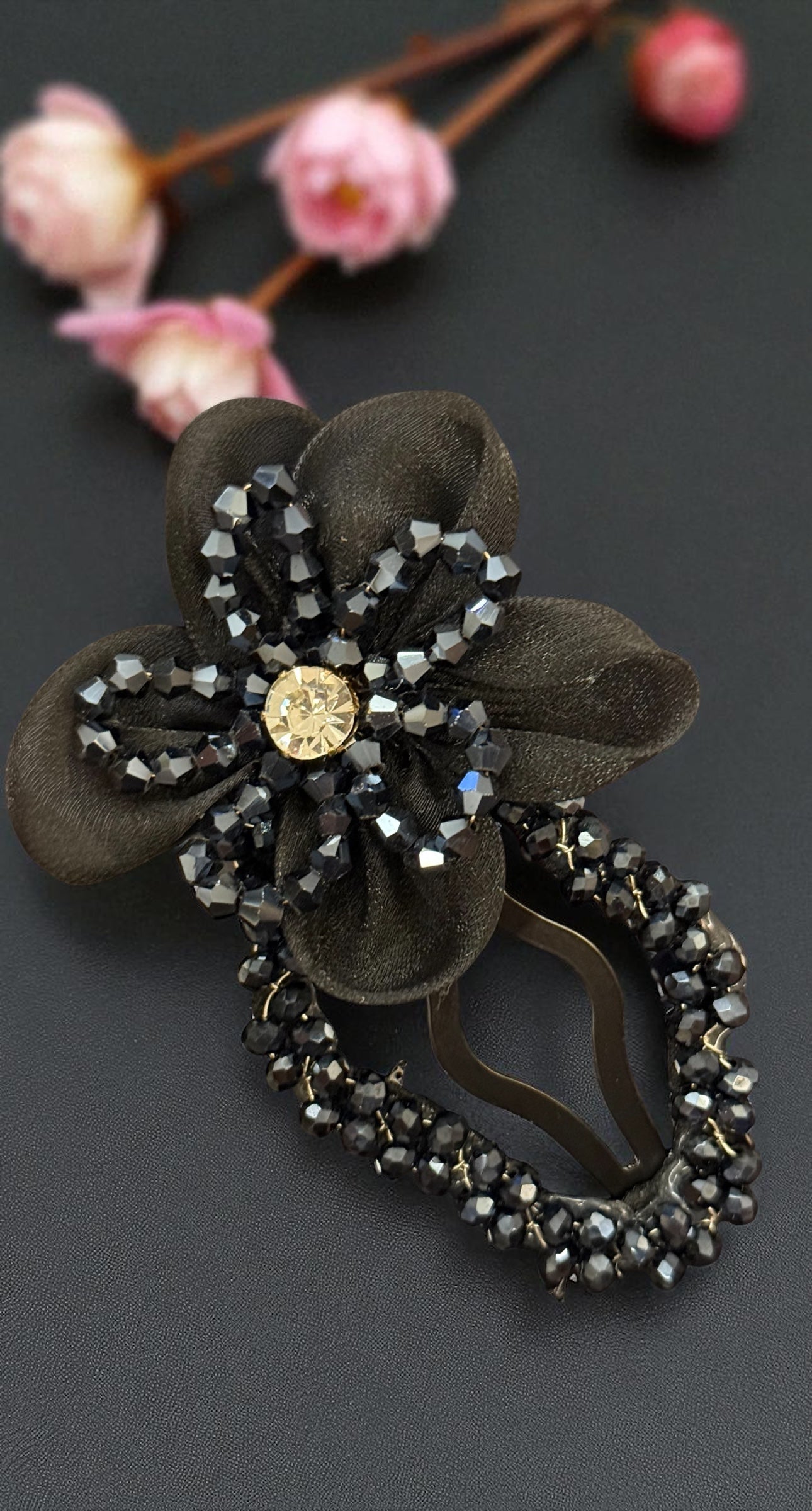 Moonlight Orchid Clip