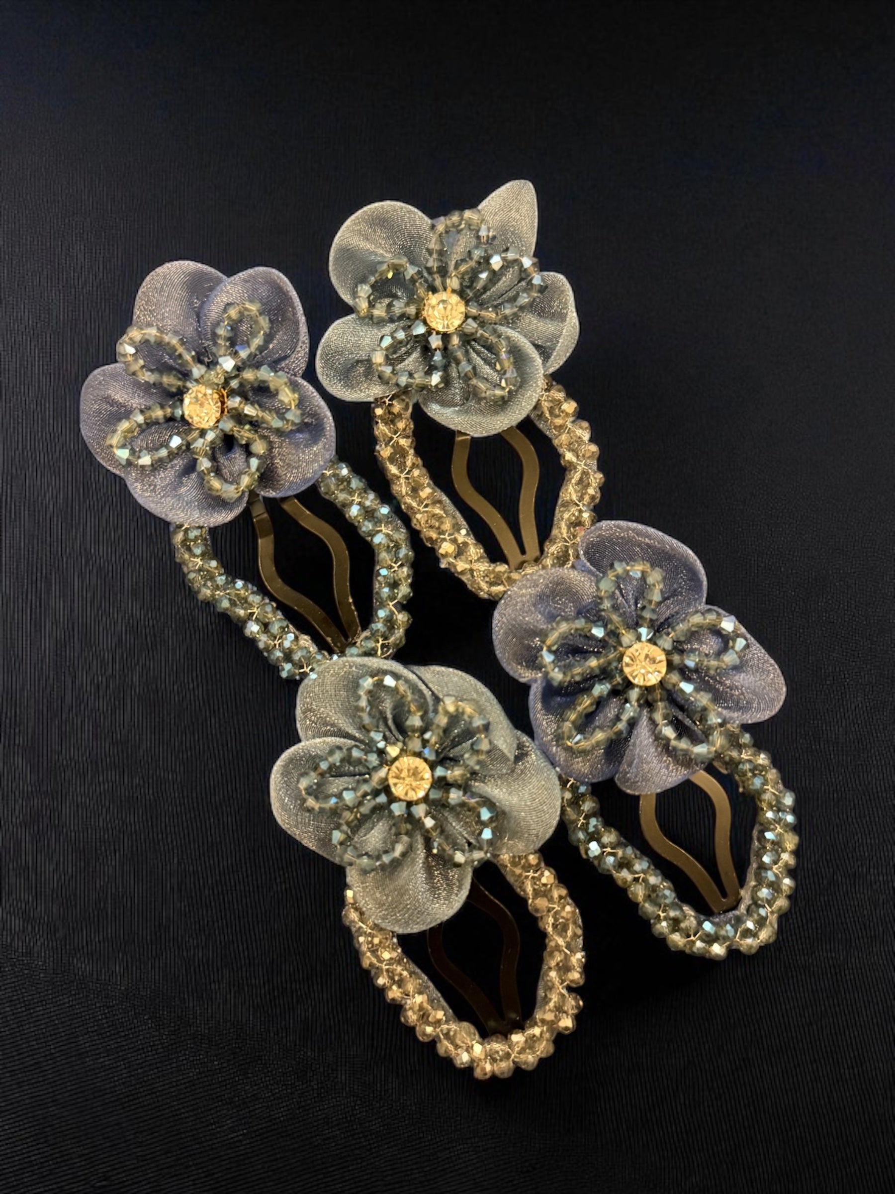 Moonlight Orchid Clip