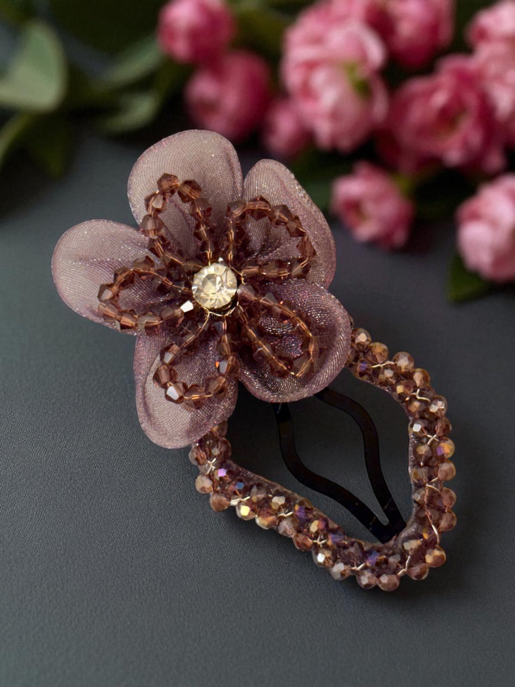 Moonlight Orchid Clip