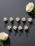 Pearl Spade Pins [Set of 4]