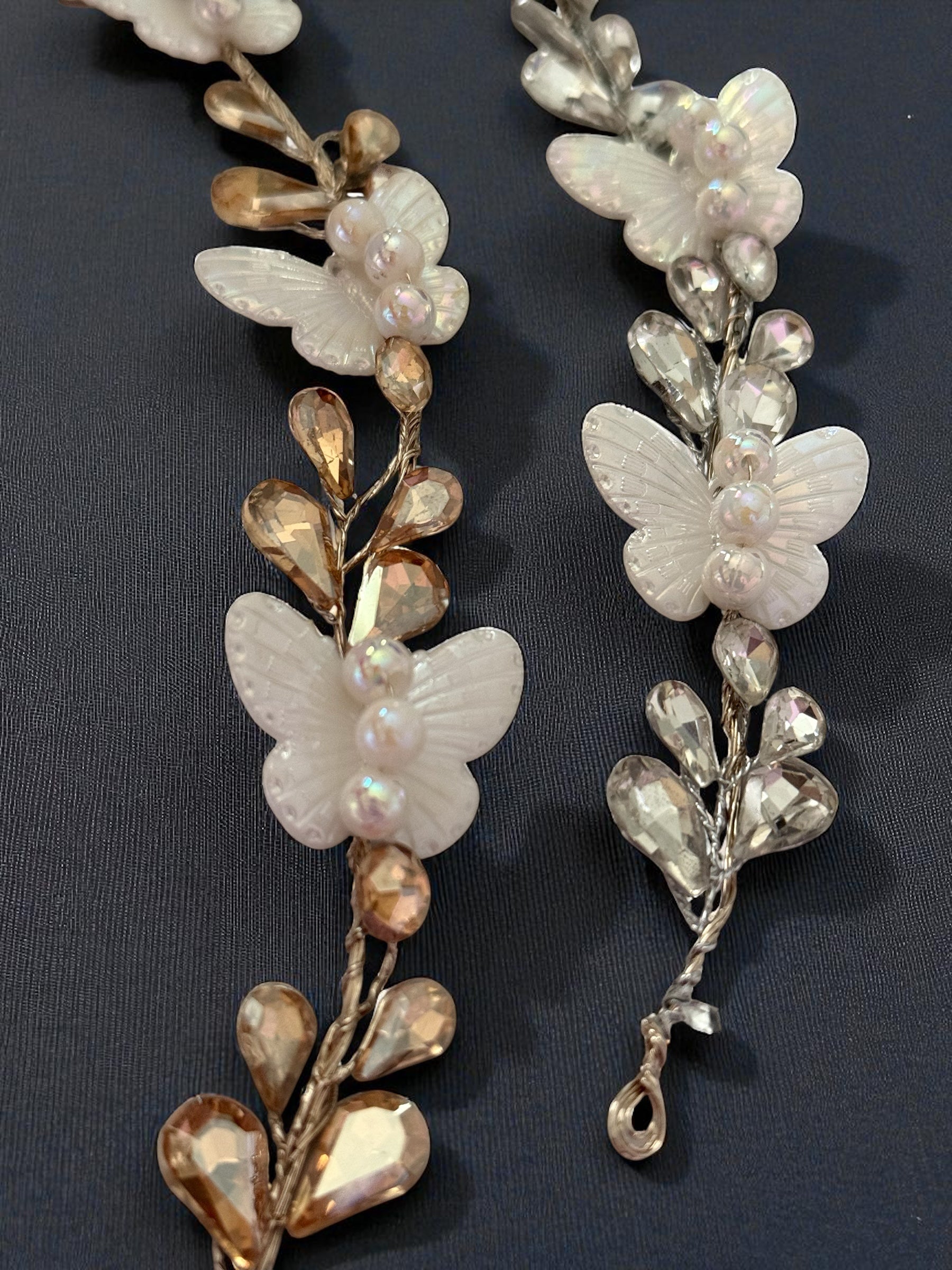 Pearl Butterfly Hair Vine