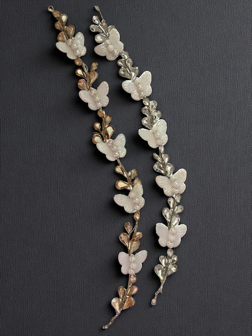 Pearl Butterfly Hair Vine