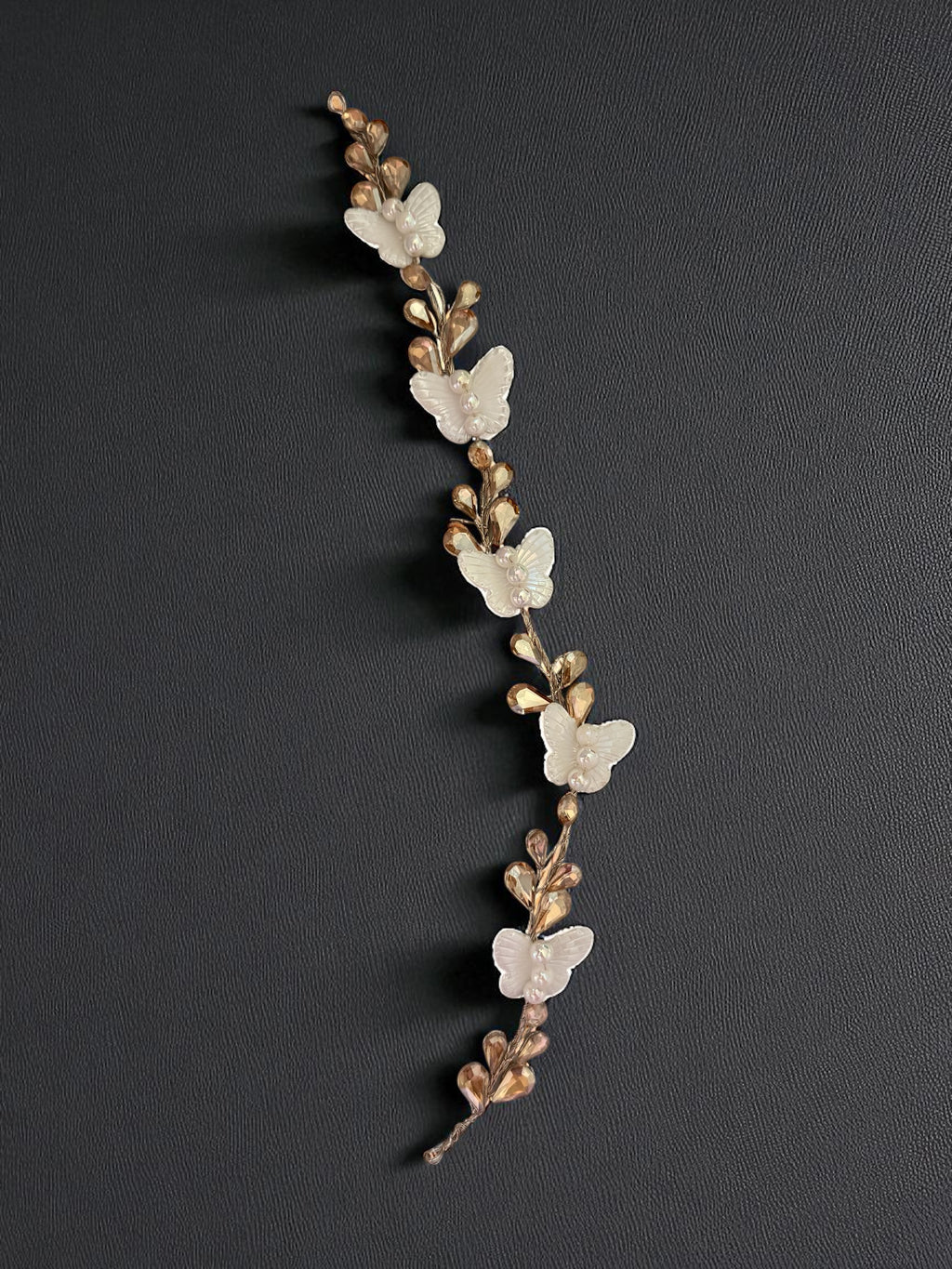 Pearl Butterfly Hair Vine