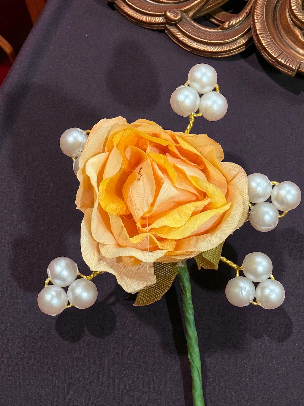 Rosy Pearly Pins (set of 4)