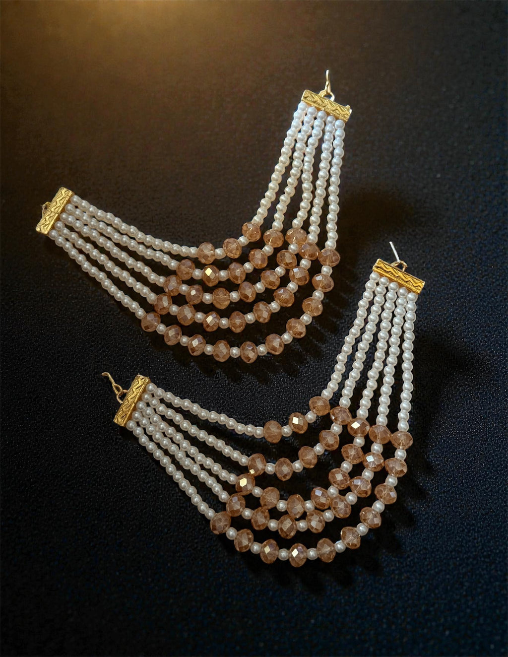 Eira Pearl Cascade Ear Chain