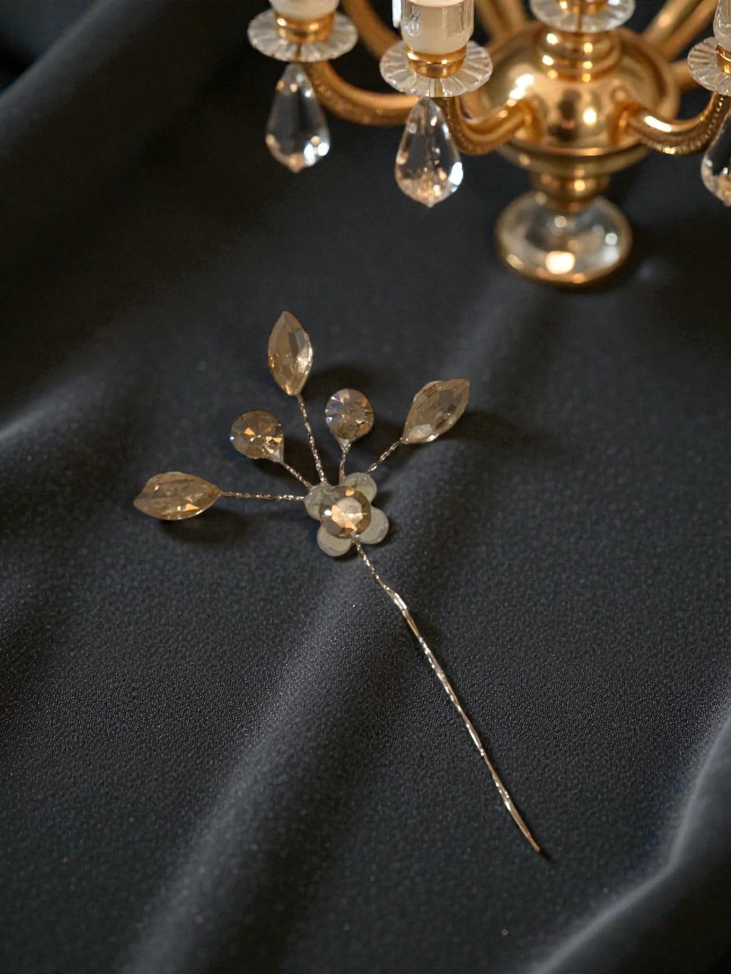 LunaFlare Crystal Hair Pins (set of 4)