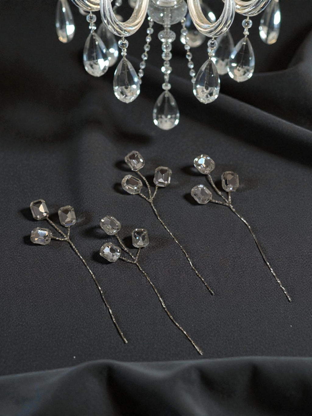 Starlume Crystal Hair Pins (set of 4)