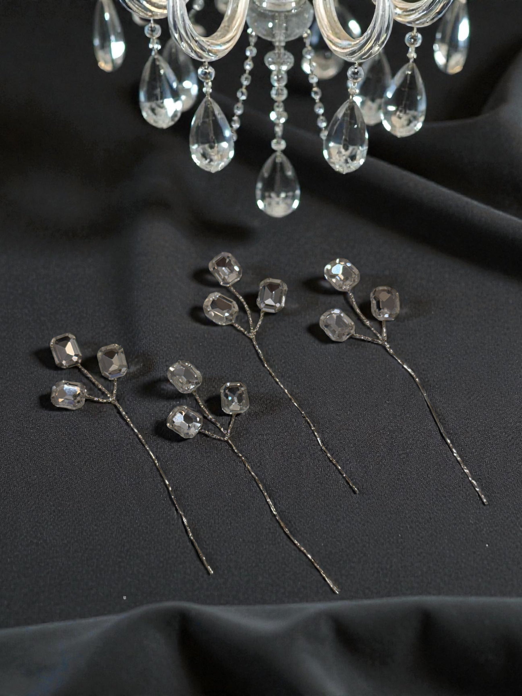 Starlume Crystal Hair Pins (set of 4)