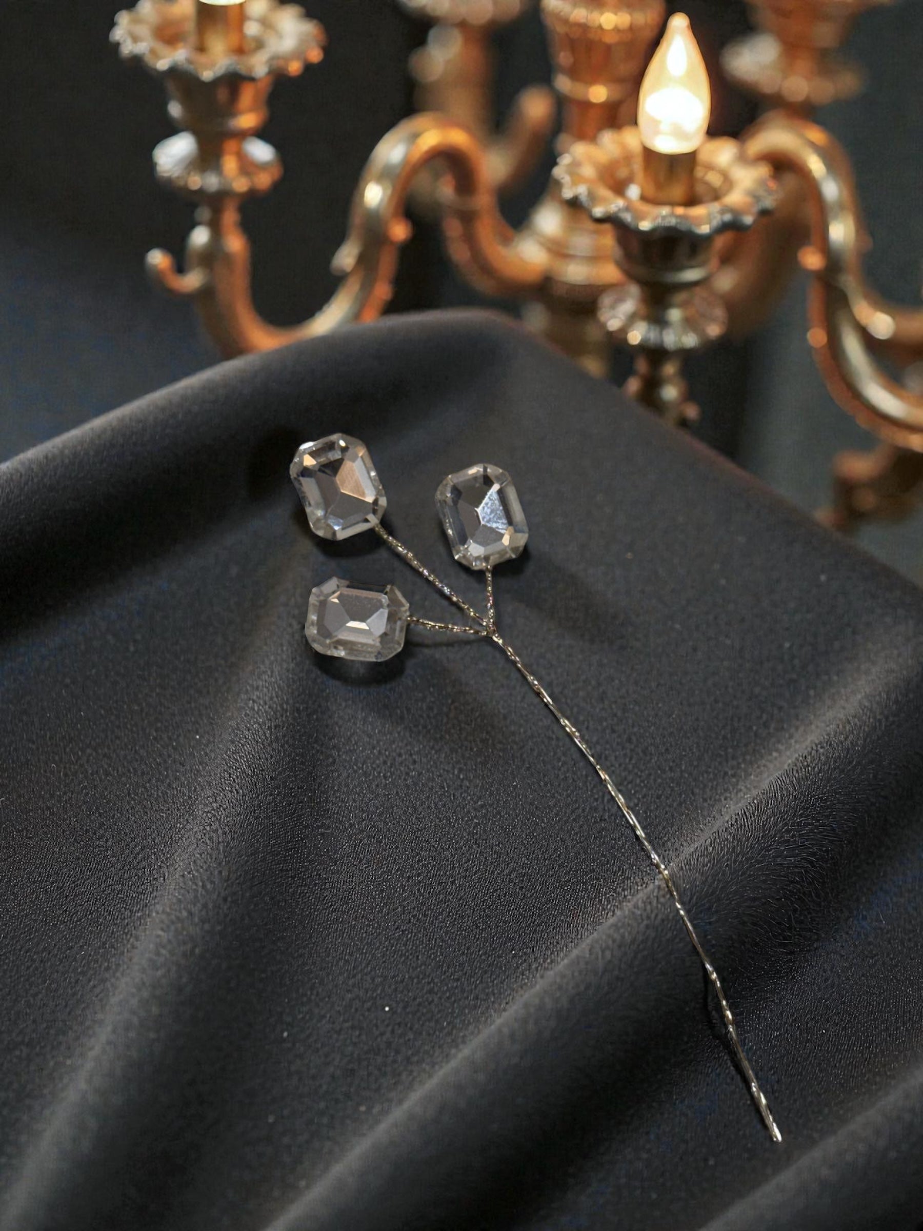 Starlume Crystal Hair Pins (set of 4)