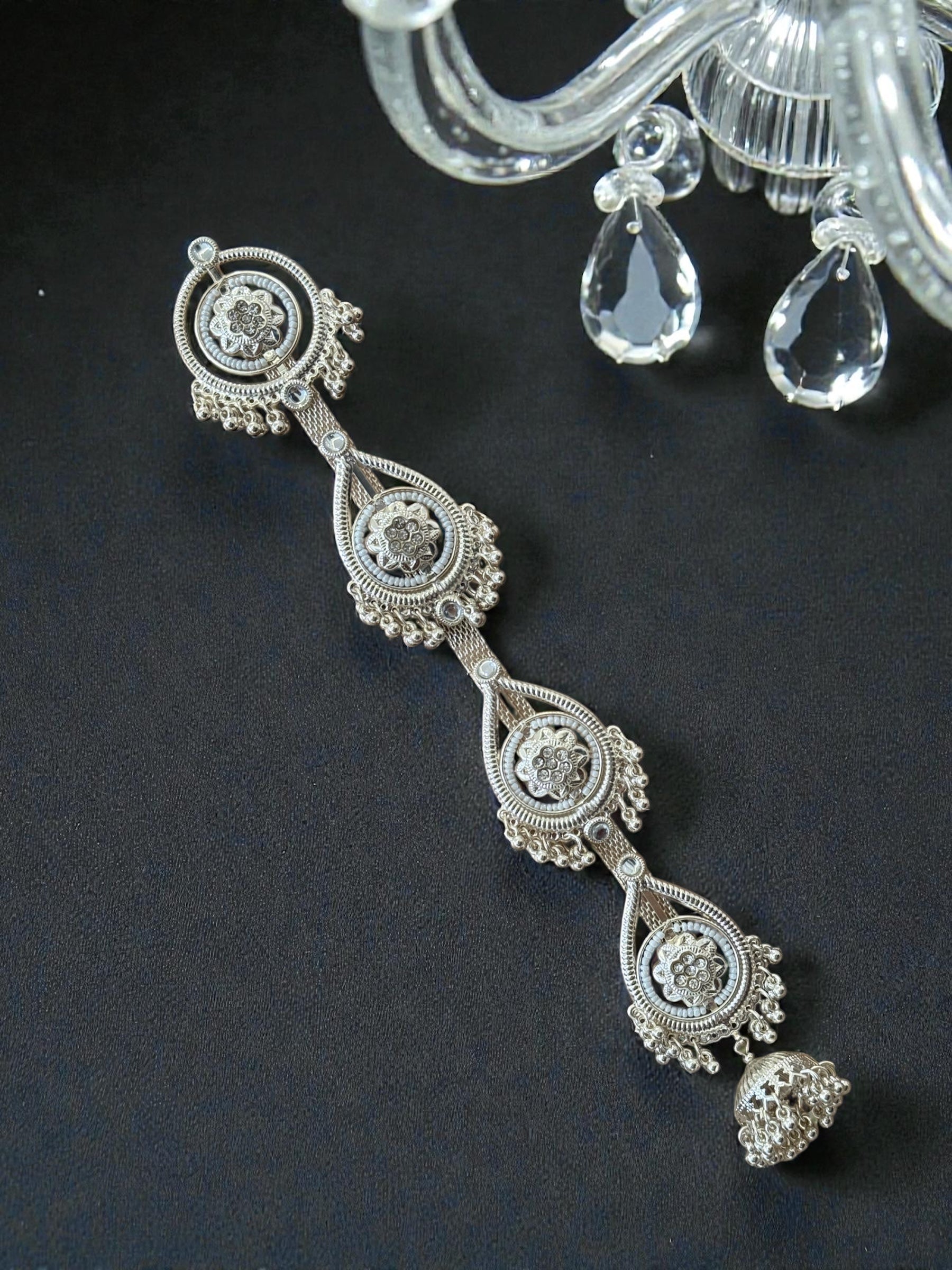 Riwaayat Silver embellished Braid