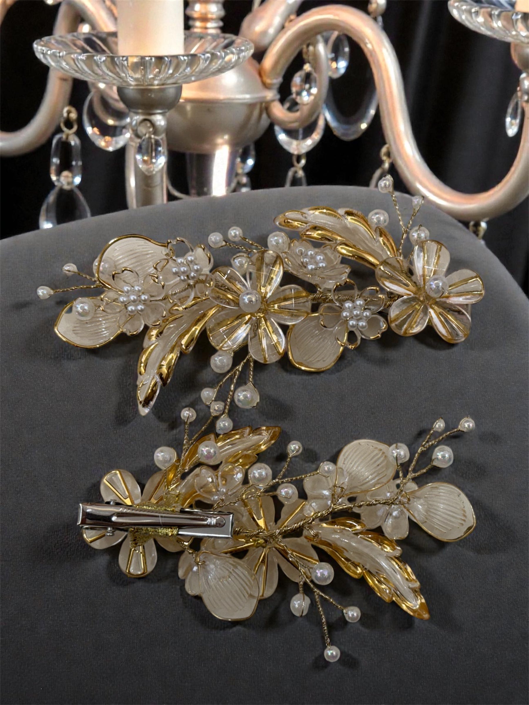 Golden Petal Reverie Clip