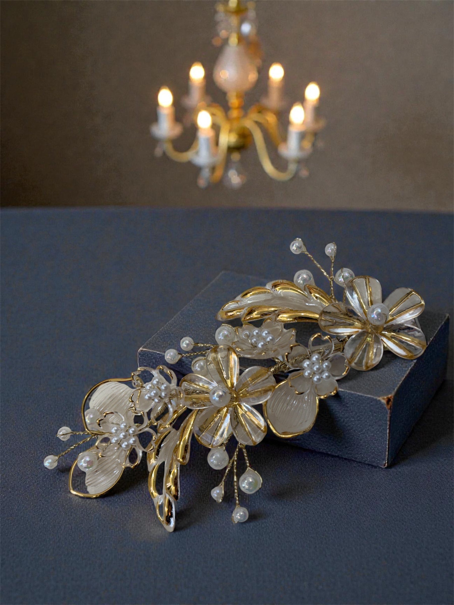 Golden Petal Reverie Clip