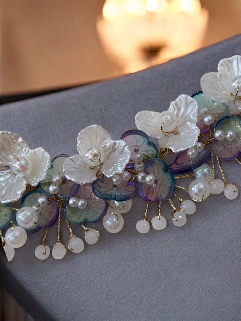Cloud Bloom Hair Vine