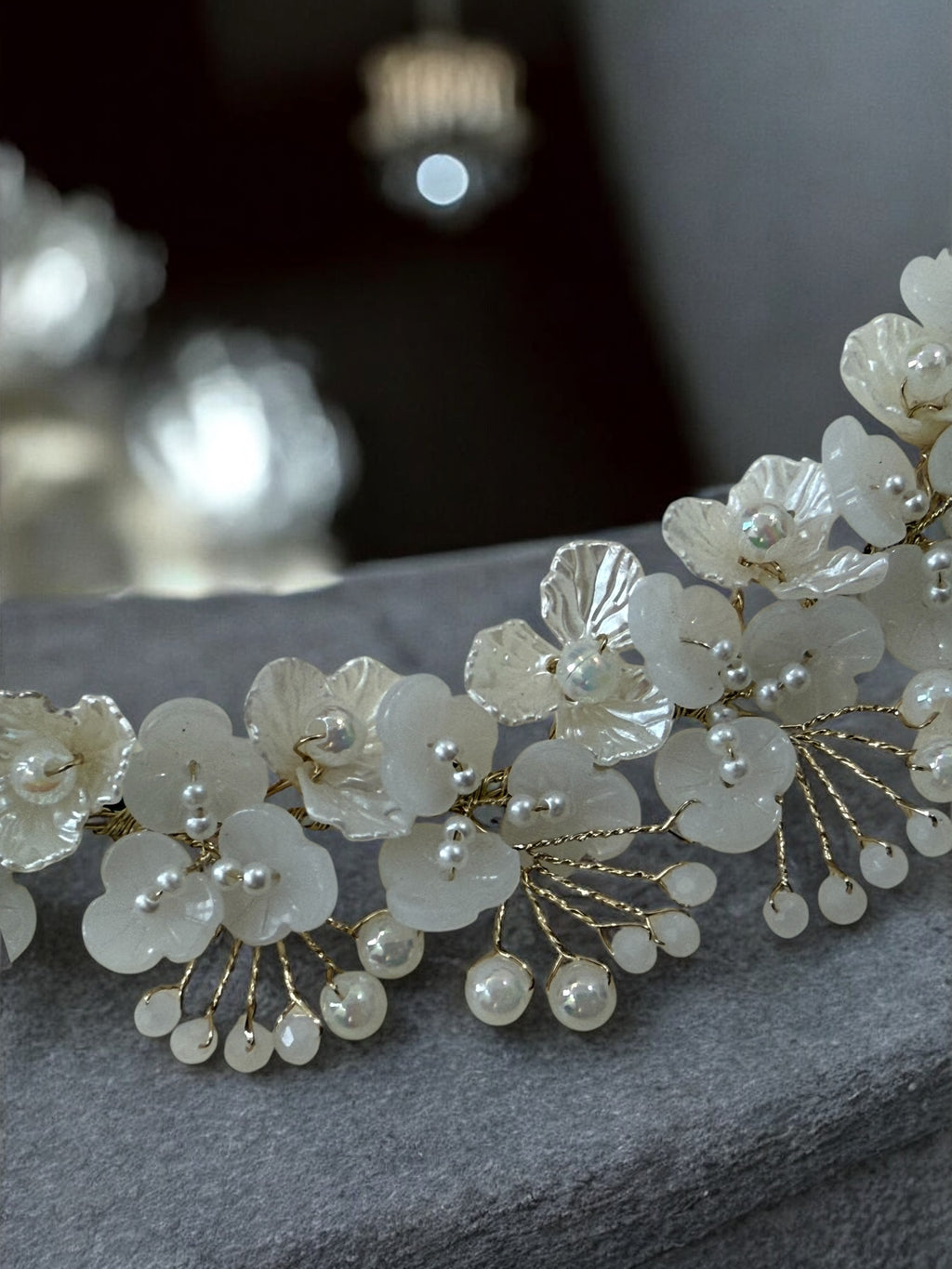 Cloud Bloom Hair Vine